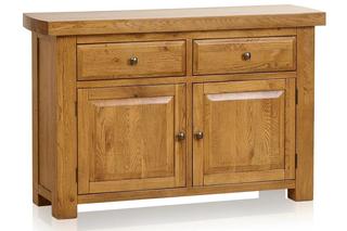 Lot 6  
            Birmingham SR103  - Collection or Optional Delivery Available 

                
OAK FURNITURELAND HERCULES RUSTIC SOLID OAK SMALL SIDEBOARD ORIGINAL RRP £599.99