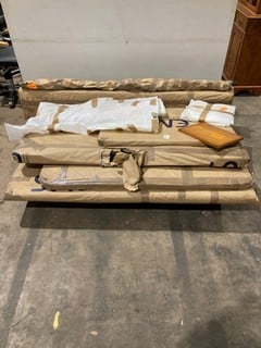 Lot 132  
            Birmingham - Collection Only 

                
PALLET OF PARTS TO INCLUDE DOUBLE BED AND SIDE BOARD