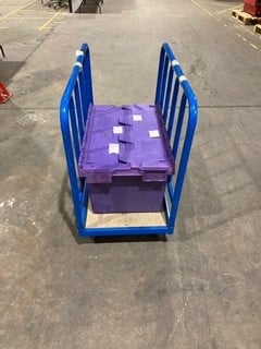 Lot 170  
            Birmingham - Collection Only 

                
QTY OF CURTAIN SIDER STRAPS WITH TROLLEY