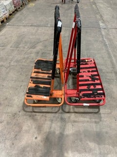 Lot 175  
            Birmingham - Collection Only 

                
2X SIDE LOADING FRAME TROLLEY