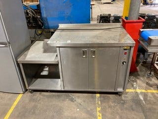 Lot 9  
            Birmingham - Collection Only 

                
COMMERCIAL STAINLESS STEEL HOLDING CABINET