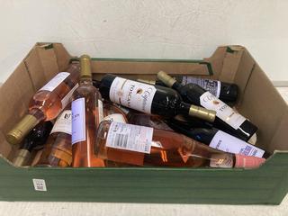 Lot 104  
            Birmingham SR110 - Optional Home Delivery 

                
12 X BOTTLES OF MIXED WINE TO INCLUDE SEM RESERVAS 12.5% VOL 750ML ROSE WINE.(WE ...