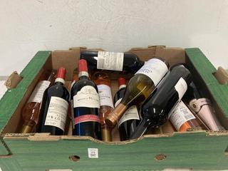 Lot 119  
            Birmingham SR110 - Optional Home Delivery 

                
12 X BOTTLES OF MIXED WINE TO INCLUDE MEDICI RICCARDI 13% VOL 750ML RED WINE.(WE ...