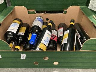 Lot 126  
            Birmingham SR110 - Optional Home Delivery 
                
12 X BOTTLES OF MIXED WINE TO INCLUDE MERLOT AUSTRALIA 12.5% VOL 750ML RED WINE.(...
