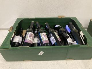 Lot 130  
            Birmingham SR110 - Optional Home Delivery 
                
12 X BOTTLES OF MIXED WINE TO INCLUDE CUVEE DU MENHIR 13% VOL 750ML RED WINE.(WE ...