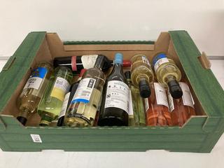 Lot 139  
            Birmingham SR110 - Optional Home Delivery 
                
12 X BOTTLES OF MIXED WINE TO INCLUDE PINOT GRIGIO 11% VOL 750ML WHITE WINE.(WE O...
