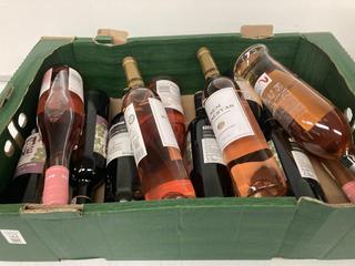 Lot 144  
            Birmingham SR110 - Optional Home Delivery 
                
12 X BOTTLES OF MIXED WINE TO INCLUDE SEM RESERVAS 13% VOL 750ML ROSE WINE.(WE OP...
