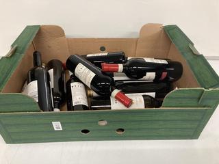 Lot 152  
            Birmingham SR110 - Optional Home Delivery 

                
12 X BOTTLES OF MIXED WINE TO INCLUDE MEDICI RICCARDI 13% VOL 750ML RED WINE.(WE ...