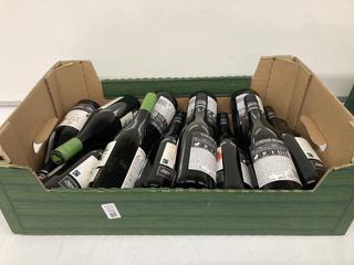 Lot 153  
            Birmingham SR110 - Optional Home Delivery 

                
12 X BOTTLES OF MIXED WINE TO INCLUDE CHENIN BLANC 13.5% VOL 750ML RED WINE.(WE O...