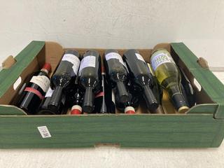 Lot 163  
            Birmingham SR110 - Optional Home Delivery 

                
12 X BOTTLES OF MIXED WINE TO INCLUDE CUVEE DU MENHIR 13% VOL 750ML RED WINE.(WE ...