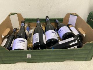 Lot 167  
            Birmingham SR110 - Optional Home Delivery 

                
12 X BOTTLES OF MIXED WINE TO INCLUDE MCLAREN VALE 2021 14.5% VOL 750ML RED WINE....