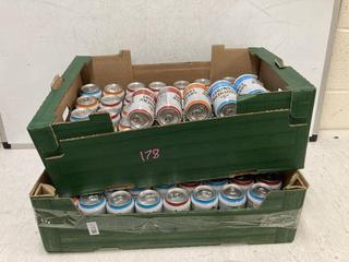 Lot 179  
            Birmingham SR110 - Collection Only 

                
2 X BOXES OF SOUTHERN COMFORT COCKTAIL CANS (COLA, PEACH, LEMONADE) 5% VOL 330ML....