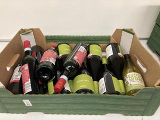 Lot 202  
            Birmingham SR110 - Optional Home Delivery 

                
12 X BOTTLES OF MIXED WINE TO INCLUDE CHIARA VITA MONTEPULCIANO D'ABRUZZO D.O.C 2...