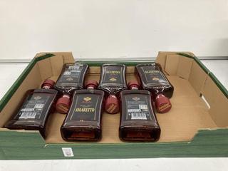 Lot 207  
            Birmingham SR110 - Optional Home Delivery 

                
6 X BOTTLES OF ARMILAR AMARETTO LIQUEUR 21.5% VOL 700 ML ALMOND FLAVOUR LIQUEUR.(...