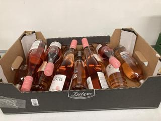 Lot 216  
            Birmingham SR110 - Optional Home Delivery 

                
12 X BOTTLES OF MIXED WINE TO INCLUDE JUNGE WINZER PINOT NOIR ROSE 13% VOL 750ML ...