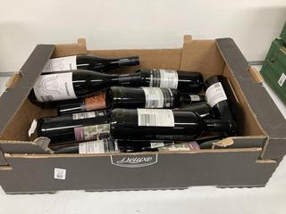 Lot 217  
            Birmingham SR110 - Optional Home Delivery 

                
12 X BOTTLES OF MIXED WINE TO INCLUDE CUVEE DU MENHIR 13% VOL 750ML RED WINE.(WE ...