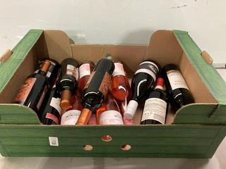 Lot 238  
            Birmingham SR110 - Optional Home Delivery 

                
12 X BOTTLES OF MIXED WINE TO INCLUDE MEDICI RICCARDI 13% VOL 750ML RED WINE.(WE ...