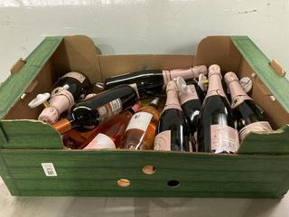Lot 242  
            Birmingham SR110 - Optional Home Delivery 

                
12 X BOTTLES OF MIXED WINE TO INCLUDE BISSINGER & CO 12.5% VOL 750ML CHAMPAGNE.(W...