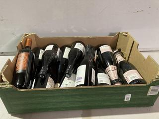 Lot 246  
            Birmingham SR110 - Optional Home Delivery 

                
12 X BOTTLES OF MIXED WINE TO INCLUDE SCHIEBER 2024 12.5% VOL 750ML RED WINE.(WE ...