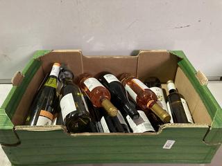 Lot 248  
            Birmingham SR110 - Optional Home Delivery 

                
12 X BOTTLES OF MIXED WINE TO INCLUDE MACON-LUGNY 2022 13% VOL 750ML WHITE WINE.(...