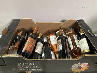 Lot 249  
            Birmingham SR110 - Optional Home Delivery 

                
12 X BOTTLES OF MIXED WINE TO INCLUDE DON SILVESTRE 2022 13% VOL 750ML RED WINE.(...
