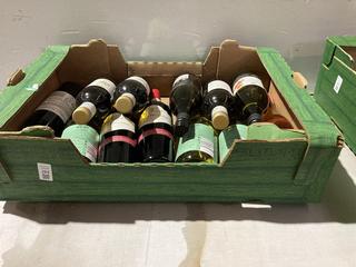 Lot 284  
            Birmingham SR110 - Optional Home Delivery 

                
12 X BOTTLES OF MIXED WINE TO INCLUDE LAUS CHARDONNAY 13.5% VOL 750ML WHITE WINE....