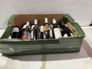 Lot 287  
            Birmingham SR110 - Optional Home Delivery 

                
12 X BOTTLES OF MIXED WINE TO INCLUDE HACIENDA UVANIS 12.5% VOL 750ML ROSE WINE.(...