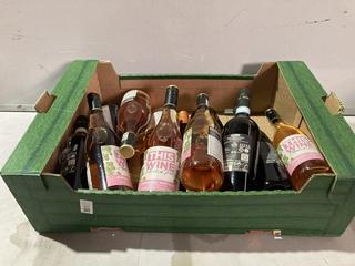 Lot 327  
            Birmingham SR110 - Optional Home Delivery 

                
12 X BOTTLES OF MIXED WINE TO INCLUDE CALDORA 13.5% VOL 750ML RED WINE.(WE OPERAT...