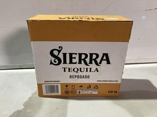 Lot 331  
            Birmingham SR110 - Optional Home Delivery 

                
6 X BOTTLES OF SIERRA TEQUILA 38% VOL 500ML TEQUILA.(WE OPERATE A CHALLENGE 25 PO...