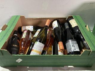 Lot 350  
            Birmingham SR110 - Optional Home Delivery 

                
12 X BOTTLES OF MIXED WINE TO INCLUDE TETE-A-TETE 2023 11.5% VOL 750ML WHITE WINE...