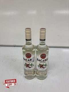 Lot 54  
            Birmingham SR110 - Optional Home Delivery 
                
2 X BOTTLES OF BACARDI COCONUT RUM 32% VOL 700ML.(WE OPERATE A CHALLENGE 25 POLIC...