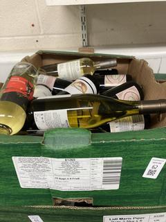 Lot 62  
            Birmingham SR110 - Optional Home Delivery 
                
12 X BOTTLES OF ASSORTED WINE TO INCLUDE CUVEE ROT RESERVE 13.5% VOL 750ML.(WE OP...