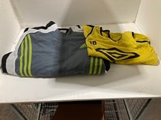 Lot 110  
            BIRMINGHAM SR111 - PARCEL DELIVERY ONLY 

                
15 TEEN BOYS ITEMS TO INCLUDE ADIDAS SPORTS JACKET.