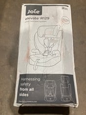 Lot 130  
            BIRMINGHAM SR111 - PARCEL DELIVERY ONLY 
                
JOIE ELEVATE R129 CHILD RESTRAINT SYSTEM.