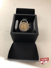 Lot 1  
            BIRMINGHAM SR111 - PARCEL DELIVERY ONLY 

                
OMEGA SWATCH GENERISCH MOON WATCH MISSION TO THE MOON, GREY STEEL.