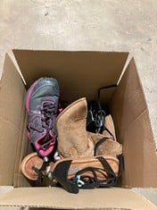 Lot 219  
            BIRMINGHAM SR111 - PARCEL DELIVERY ONLY 
                
5 X ITEMS OF FOOTWEAR TO INCLUDE CHILDREN’S BOOTS.