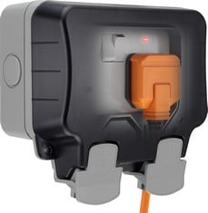 Lot 255  
            BIRMINGHAM SR111 - PARCEL DELIVERY ONLY 
                
BG ELECTRICAL OUTDOOR DOUBLE SWITCHED POWER WALL PLUG SOCKET, WEATHERPROOF, NEXUS...