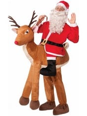 Lot 288  
            BIRMINGHAM SR111 - PARCEL DELIVERY ONLY 
                
SANTA RIDE-A-REINDEER COSTUME ADULT MEN STANDARD.