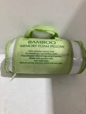 Lot 290  
            BIRMINGHAM SR111 - PARCEL DELIVERY ONLY 

                
BAMBOO MEMORY FOAM PILLOW.