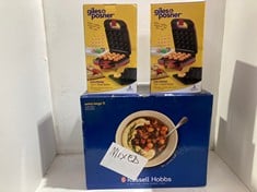 Lot 293  
            BIRMINGHAM SR111 - PARCEL DELIVERY ONLY 

                
3 X ITEMS TO INCLUDE RUSSELL HOBBS 7L SLOW COOKER.