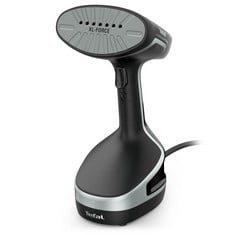 Lot 332  
            BIRMINGHAM SR111 - PARCEL DELIVERY ONLY 
                
TEFAL HANDHELD CLOTHES STEAMER, POWERFUL 90G/MIN STEAM BOOST, READY TO USE IN 25 ...