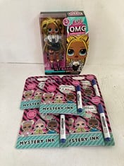 Lot 340  
            BIRMINGHAM SR111 - PARCEL DELIVERY ONLY 
                
LOL OMG OUTRAGEOUS MILLENNIAL GIRLS TOY TO ALSO INCLUDE 5 X LOL SURPRISE MYSTERY ...