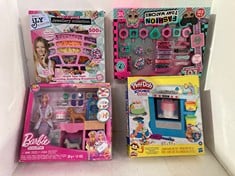 Lot 349  
            BIRMINGHAM SR111 - PARCEL DELIVERY ONLY 

                
4 X KIDS TOYS TO INCLUDE BARBIE: YOU CAN BE ANYTHING FIGURE.