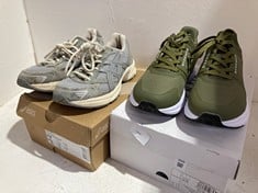 Lot 366  
            BIRMINGHAM SR111 - PARCEL DELIVERY ONLY 

                
2X ITEMS MCKENZIE TRAINERS MENS SIZE 9 ASICS GEL-1130 TRAINERS MENS SIZE 6.