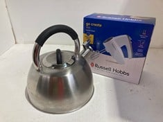 Lot 370  
            BIRMINGHAM SR111 - PARCEL DELIVERY ONLY 

                
2 ITEMS RUSSELL HOBBS GO CREATE WHITE ELECTRIC HAND MIXER 27520 AND 1 VONSHEF KET...