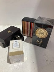 Lot 372  
            BIRMINGHAM SR111 - PARCEL DELIVERY ONLY 

                
4X ITEMS FRAGRANCES PAUL SMITH - ASAD - GUERLAIN - TOMORROW ALWAYS.