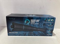 Lot 398  
            BIRMINGHAM SR111 - PARCEL DELIVERY ONLY 
                
PROGLOSS HOLLYWOOD CURLER.