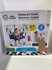 Lot 402  
            BIRMINGHAM SR111 - PARCEL DELIVERY ONLY 

                
BABY EINSTEIN NEPTUNE’S OCEAN DISCOVERY JUMPER.