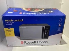 Lot 403  
            BIRMINGHAM SR111 - PARCEL DELIVERY ONLY 

                
RUSSELL HOBBS MICROWAVE 20 LITRE DIGITAL RHMT2004B.