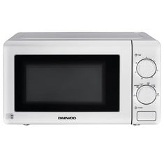 Lot 406  
            BIRMINGHAM SR111 - PARCEL DELIVERY ONLY 

                
DAEWOO MANUAL MICROWAVE, 20 LITRES, 800W, 6 POWER SETTINGS INCLUDING DEFROST, 30 ...